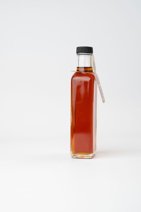8oz Rectangular Bottle with Leaf