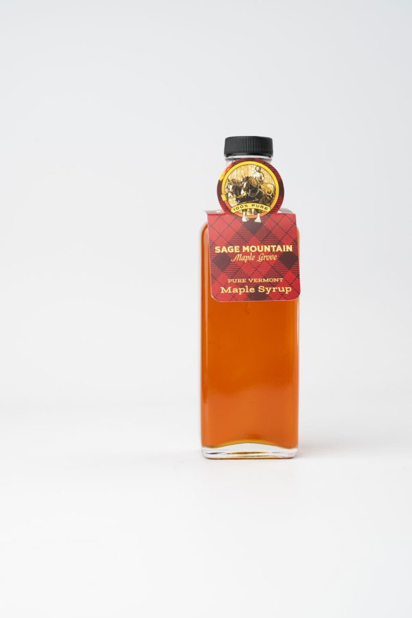 8oz Rectangular Bottle with Leaf