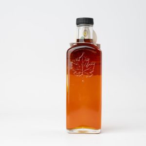 8oz Rectangular Bottle with Leaf