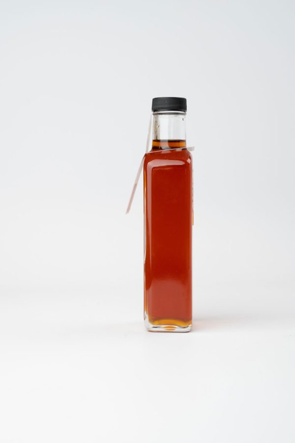 8oz Rectangular Bottle with Leaf